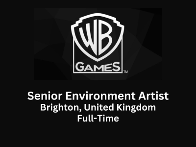 Senior Environment Artist required at Warner Bros. Games